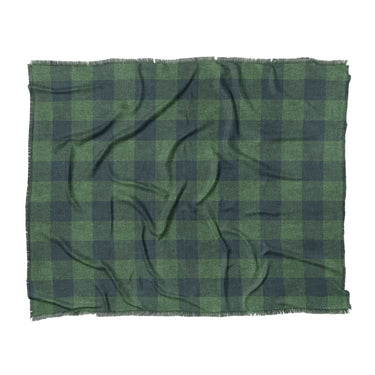 Buffalo Plaid Green Navy in King (104" x 88") Size