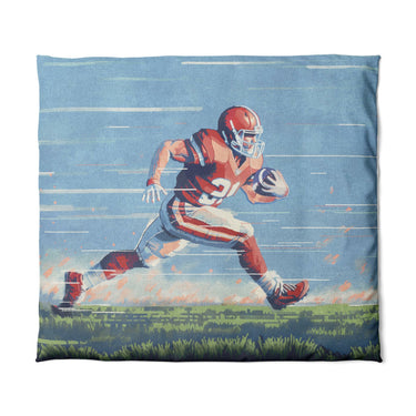 8 Bit Running Back in King (104" x 88") Size