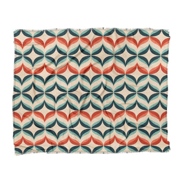 Jasper Blue & Red in King (104" x 88") Size