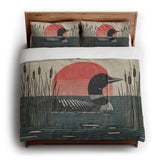 Sunset Loon in King (104" x 88") Size