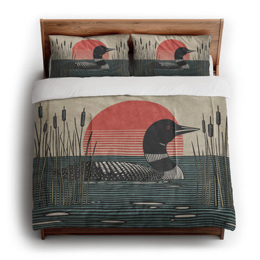 Sunset Loon in King (104" x 88") Size