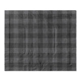 Buffalo Plaid Charcoal Black in King (104" x 88") Size