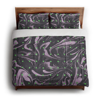 Acid Burn Purple & Green in King (104" x 88") Size