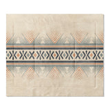 Loxcie Ivory & Blue in King (104" x 88") Size