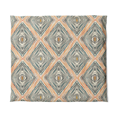 Boden Orange & Blue in King (104" x 88") Size