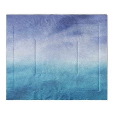 Micah Watercolor Blue & Teal in King (104" x 88") Size