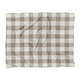 Buffalo Plaid Light Cedar Brown in King (104" x 88") Size
