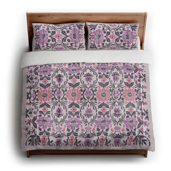 Corriana Pink & Purple in King (104" x 88") Size