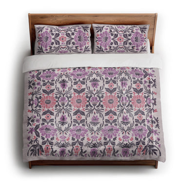 Corriana Pink & Purple in King (104" x 88") Size