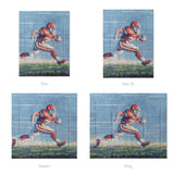 8 Bit Running Back Mockup Comforter Sizing