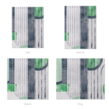 Gordian Green Mockup Comforter Sizing