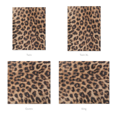 Cheetah Hide Print Mockup Comforter Sizing