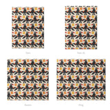 Tribal Birds Ivory Mockup Comforter Sizing