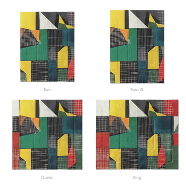 Djuna Black Multicolor Mockup Comforter Sizing