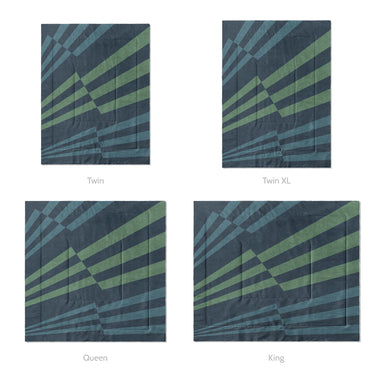 Prisma Blue & Green Mockup Comforter Sizing