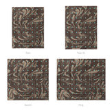Acid Burn Brown & Carolina Blue Mockup Comforter Sizing