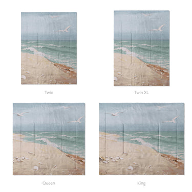 On the Beach by Fidelia Bridges Mockup Comforter Sizing