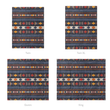 Tonopah Denim Blue Mockup Comforter Sizing
