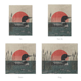 Sunset Loon Mockup Comforter Sizing