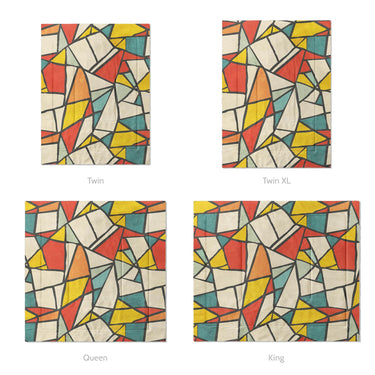 Arthur Multicolor Mockup Comforter Sizing