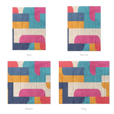 Bruno Multicolor Mockup Comforter Sizing