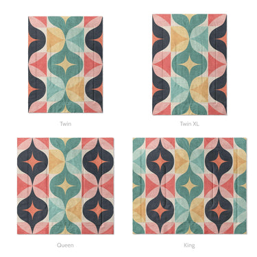 Maxine Multicolor Mockup Comforter Sizing