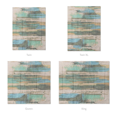 Jörgan Teal & Taupe Mockup Comforter Sizing