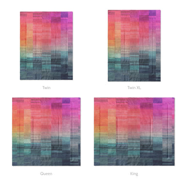 Harvey Multicolor Mockup Comforter Sizing