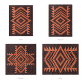 Reyno Orange & Maroon Mockup Comforter Sizing