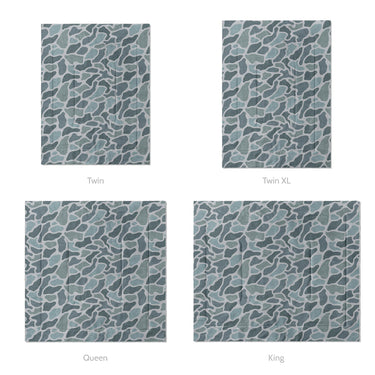 Duck Camo Blue Mockup Comforter Sizing
