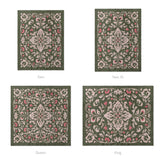 Annette Green & Coral Mockup Comforter Sizing