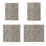 Atticus Multicolor Crosshatch Mockup Comforter Sizing