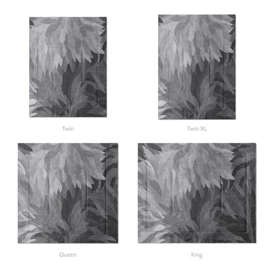 Dianthus Greyscale Mockup Comforter Sizing
