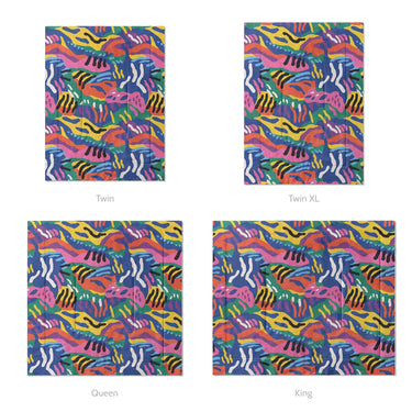 Giulia Multicolor Mockup Comforter Sizing