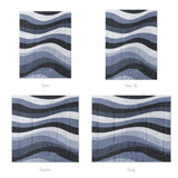Sinuous Navy Monochrome Mockup Comforter Sizing