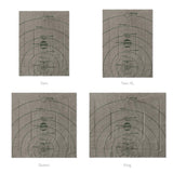 Solar System Taupe & Forest Mockup Comforter Sizing