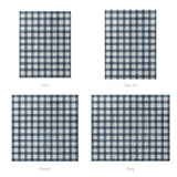 Wallace Plaid Blue & Teal Mockup Comforter Sizing
