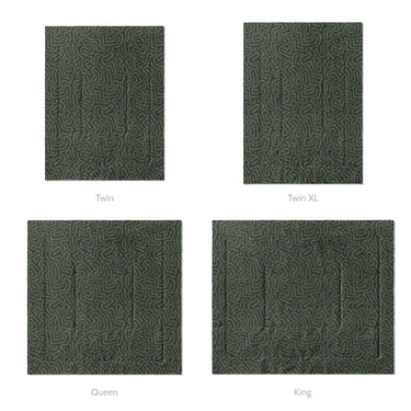 Kiva Green Mockup Comforter Sizing