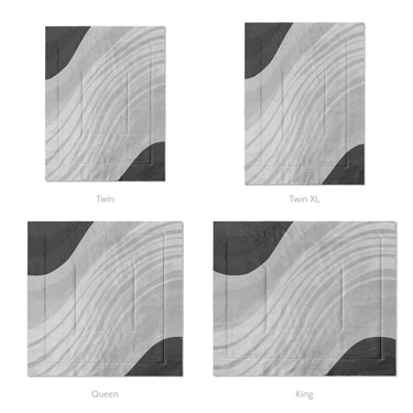 Elowin Greyscale Mockup Comforter Sizing