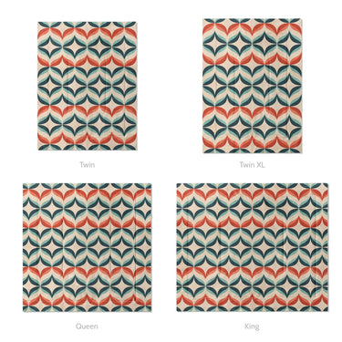 Jasper Blue & Red Mockup Comforter Sizing