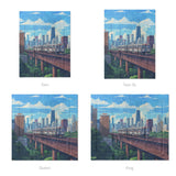 Chicago Metro Mockup Comforter Sizing