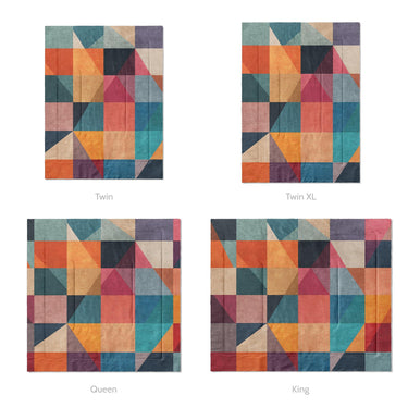 Faraz Multicolor Mockup Comforter Sizing