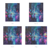 Dystopia Cityscape Mockup Comforter Sizing