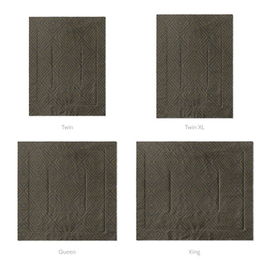 Terlingua Iron & Bronze Mockup Comforter Sizing