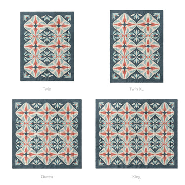 Elliot Blue & Orange Mockup Comforter Sizing