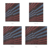 Prisma Maroon & Sky Mockup Comforter Sizing