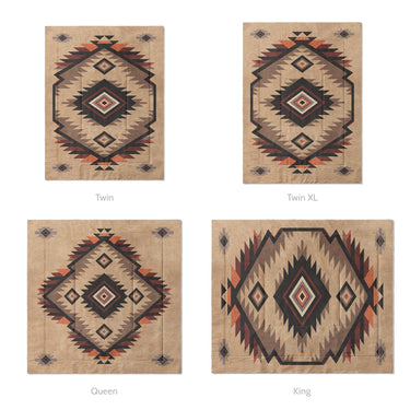 Chipola Brown Mockup Comforter Sizing