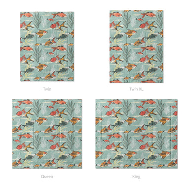 Fish Tank Mockup Comforter Sizing