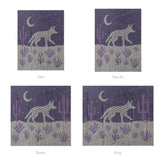 Desert Coyote Eggplant & Dusty Purple Mockup Comforter Sizing