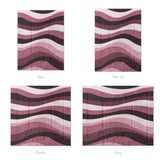 Sinuous Maroon Monochrome Mockup Comforter Sizing